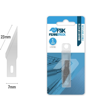 Recambio hojas bisturí recta