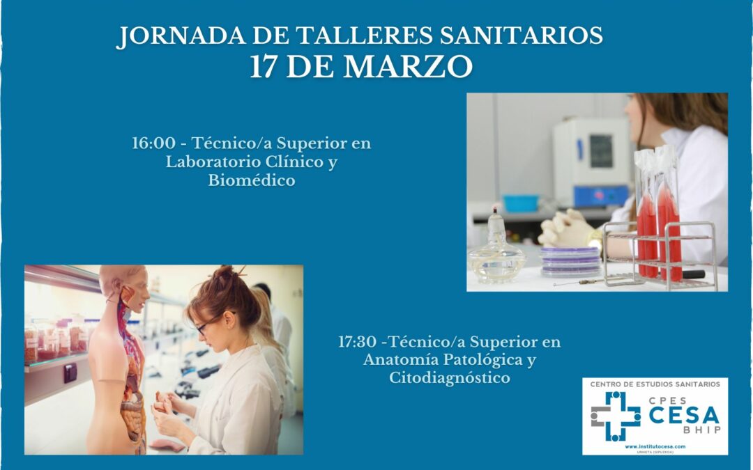 Jornada de Talleres Sanitarios 17 de marzo