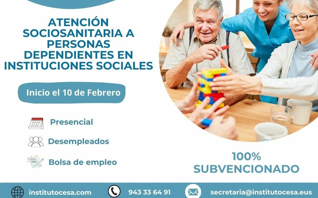 ¡Nuevo curso subvencionado para desempleados!
